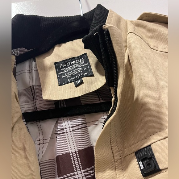 Men’s bomber zip up jacket - Picture 3 of 4